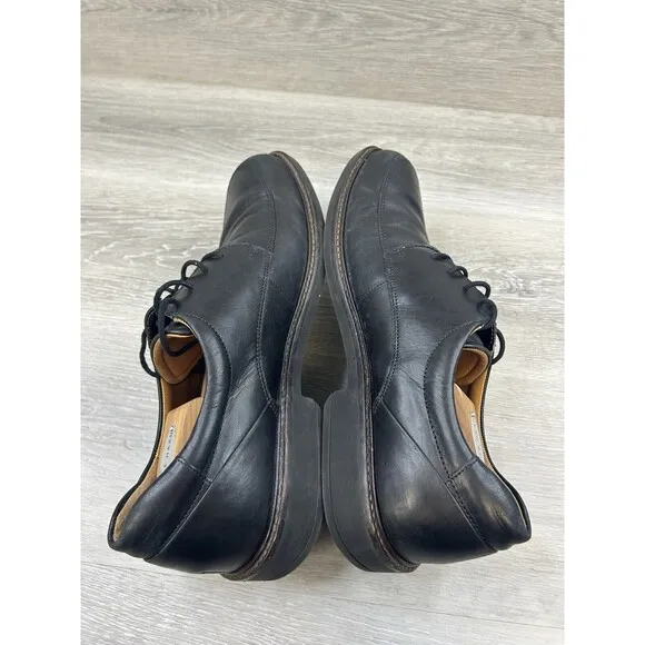 Ecco Shoes Holton Mens Apron Toe Oxford N62111401001 Black Leather Shoe Sz 13