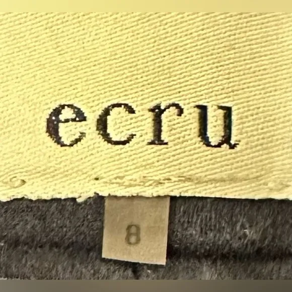Ecru Brushed Denim Jeans