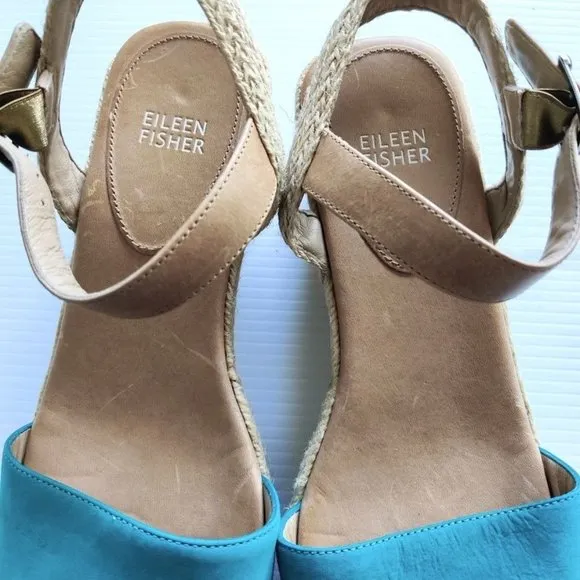 Eileen Fisher Espadrille Wedge Sandals