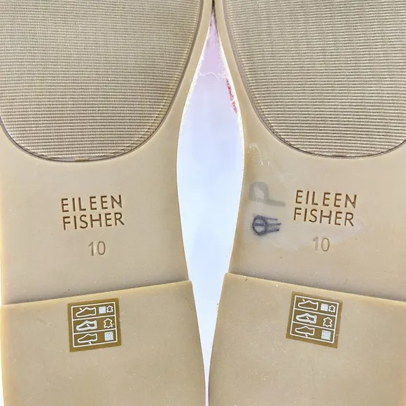 Eileen Fisher Flats Women's Size 10 Orange Mews Magma Melange Espadrille Sandals
