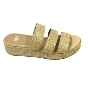 Eileen Fisher Mayla Jute Espadrille Sandals Size 10 Platform Wedge Resort $185