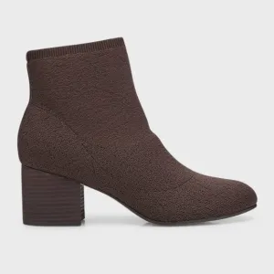 Eileen Fisher Oriel Recycled Brown Ankle Boots...Size 10