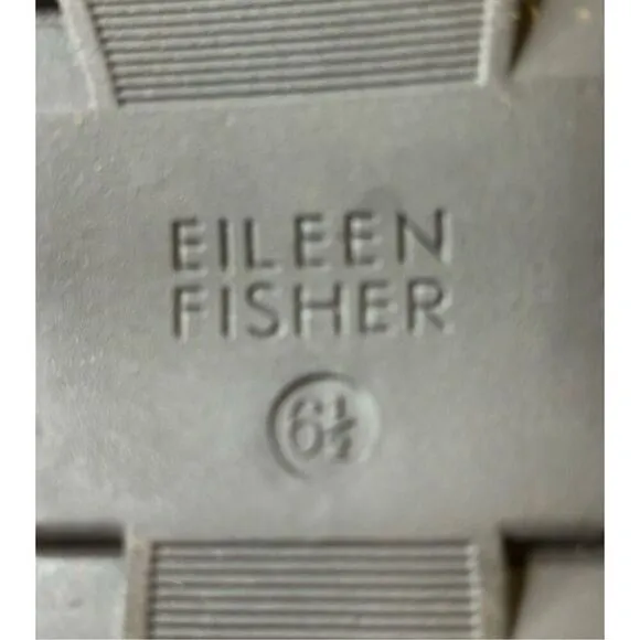 Eileen Fisher Sport Perforated Nubuck Leather Platform Sandals NWOB Size 6 1/2