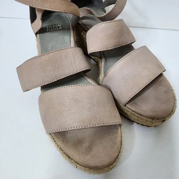 Eileen Fisher Wali Espadrille Sandals Women's Size 9