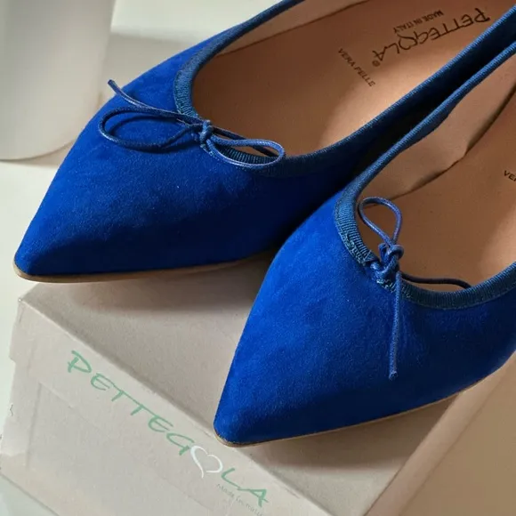 Elegant Blue Women's Ballet Flats