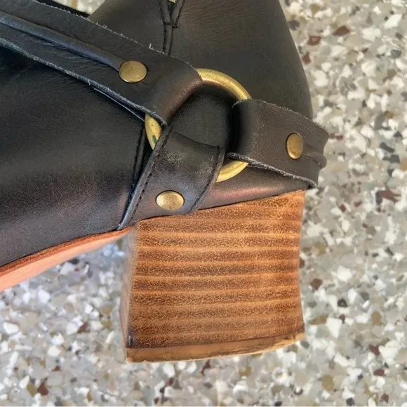 ELF Dasha Low Ankle Booties black EUC size 10