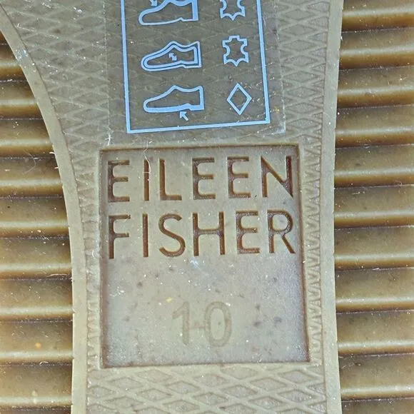 Elleen Fisher Wisp Espadrille Wedge Sandals women’s size 10
