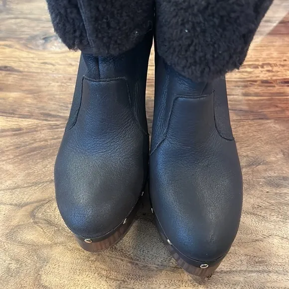 Ellie Tahari Shelly Clog Boots 37