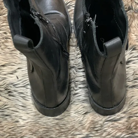 Emanuele Castro Italian two buckle boots Size 40/US10