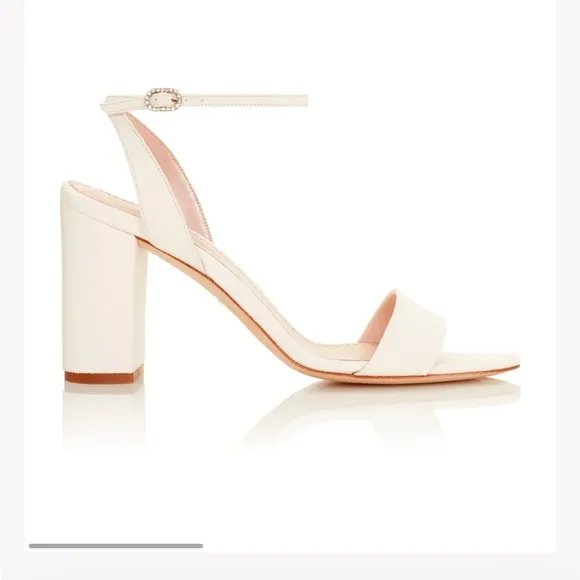 Emmy London Bridal Stella Mid Block Heel Size 10