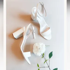 Emmy London Bridal Stella Mid Block Heel Size 10
