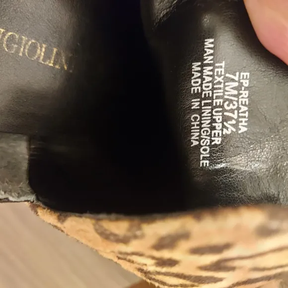 Enzo angiolini leopard print shoes