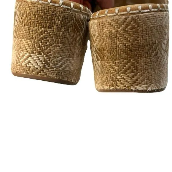 Espadrille wedge platform sandals