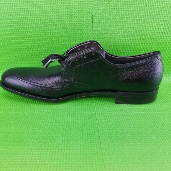 E.T. Wright Mens Black Full Grain Leather Lace Up Oxford Dress Shoes Size 15 AAA