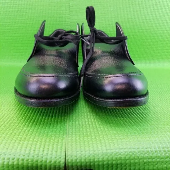 E.T. Wright Mens Black Full Grain Leather Lace Up Oxford Dress Shoes Size 15 AAA