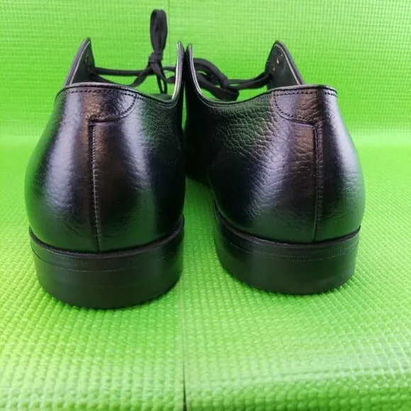 E.T. Wright Mens Black Full Grain Leather Lace Up Oxford Dress Shoes Size 15 AAA