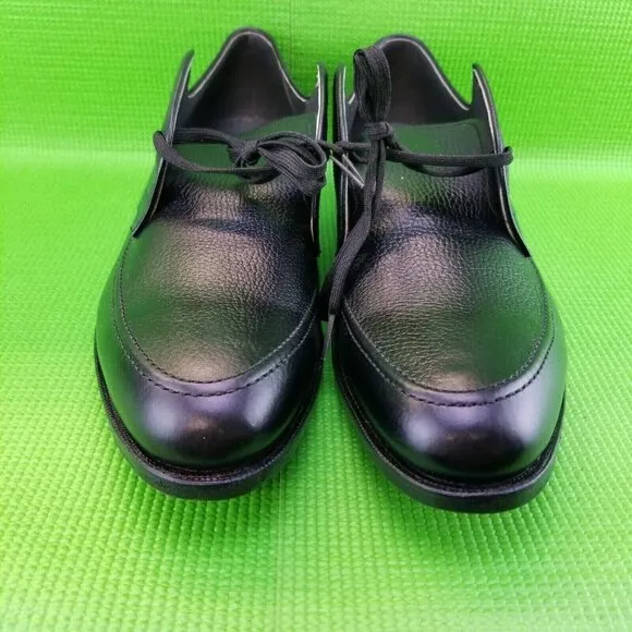 E.T. Wright Mens Black Full Grain Leather Lace Up Oxford Dress Shoes Size 15 AAA