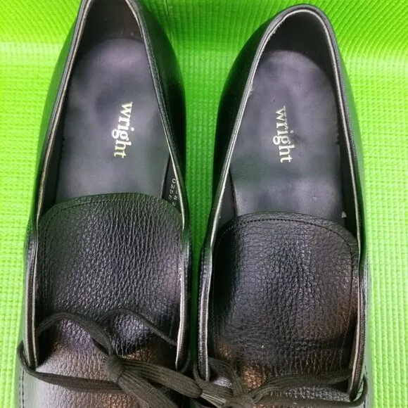 E.T. Wright Mens Black Full Grain Leather Lace Up Oxford Dress Shoes Size 15 AAA