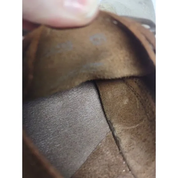 EUC J.Crew Italy Brown Nubuk Leather Oxfords Plain Toe Casual Dress Shoe…