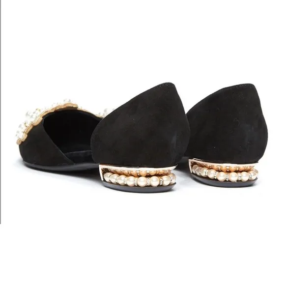 EUC. Size 8. JEFFERY CAMPBELL REINE BLACK SUEDE SHOES. Very Rare!!!