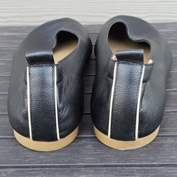 Everlane Day Glove Black Leather Ballet Flats Made in Italy Women's Size 9