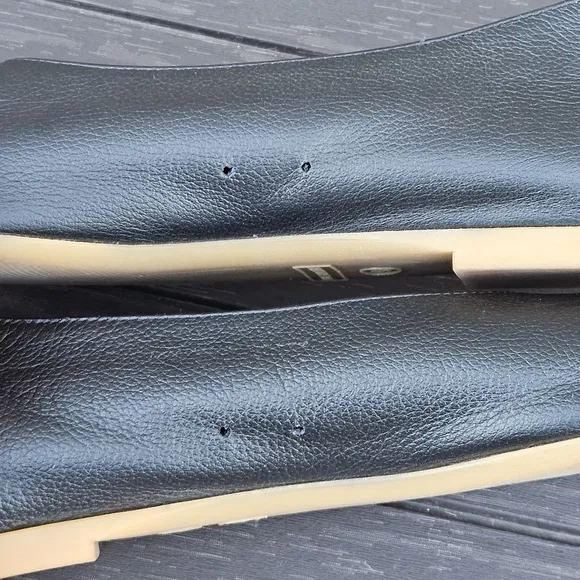 Everlane Day Glove Black Leather Ballet Flats Made in Italy Women's Size 9