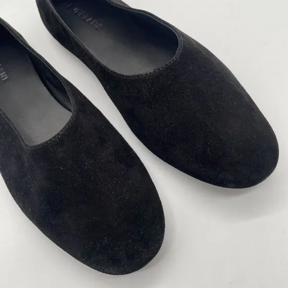 Everlane Flats Shoe Womens 8 Black Suede The Day Glove Flats Ballet Preppy