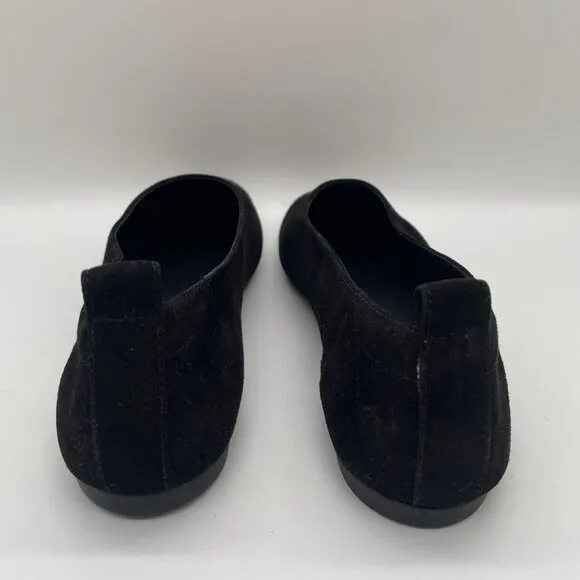 Everlane Flats Shoe Womens 8 Black Suede The Day Glove Flats Ballet Preppy
