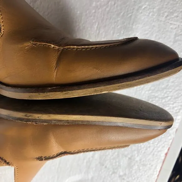 Everlane Loafer Tan Leather Made in Italy Almond Point Toe Slip On Shoes 8