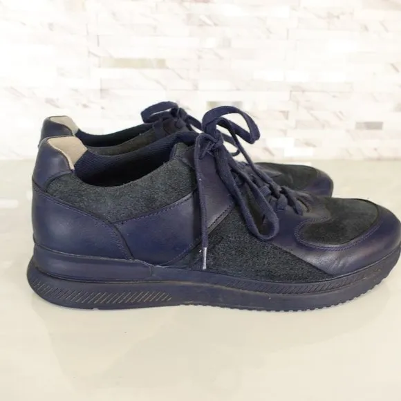 Everlane‎ Shoes Adult Leather Sneaker Casual Low Top Blue Navy Womens 15 Mens 13