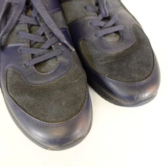 Everlane‎ Shoes Adult Leather Sneaker Casual Low Top Blue Navy Womens 15 Mens 13