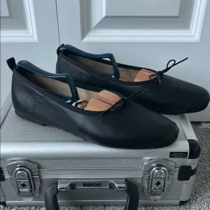 Everlane The Day Ballet Flats Black Leather Women's Ballet Flats