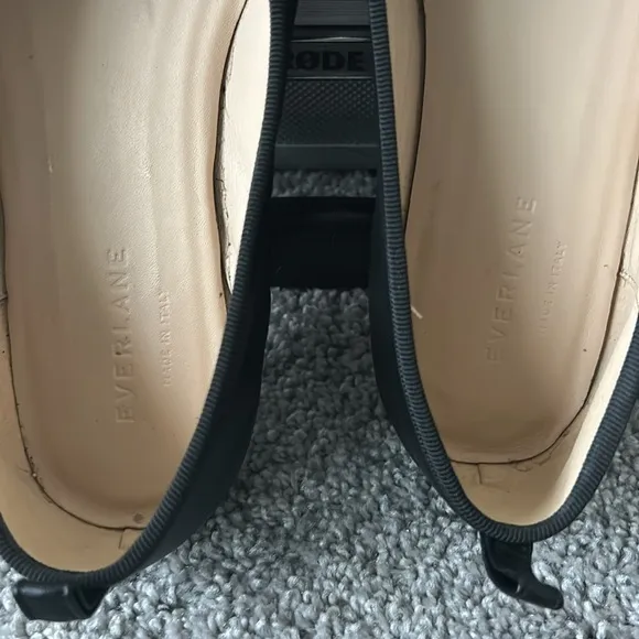 Everlane The Day Ballet Flats Black Leather Women's Ballet Flats