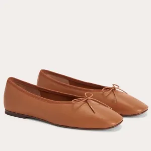 Everlane The Day Ballet Flats Toasted Almond Leather 10