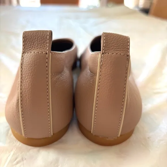 Everlane The Day  Glove Italian Tan Leather Ballet Flats SZ 8 NWT