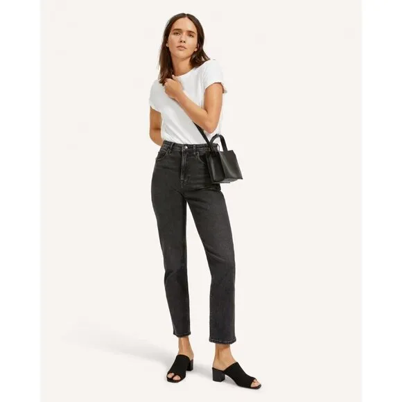 Everlane The Glove Mules in ReKnit Black 8.5 New Womens Slides Sandals Heels