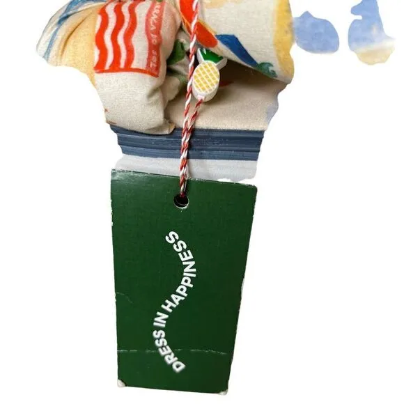 Farm Rio Copacabana Scarf Print Puffy Platform Sandals NWT Size 8