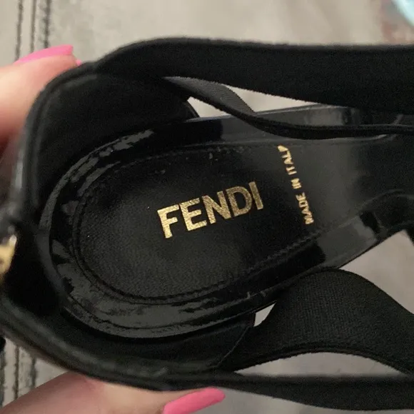 FENDI Black Patent Leather Stiletto Heels🖤🖤🖤