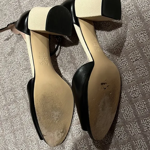 Fendi Peep toe shoes.