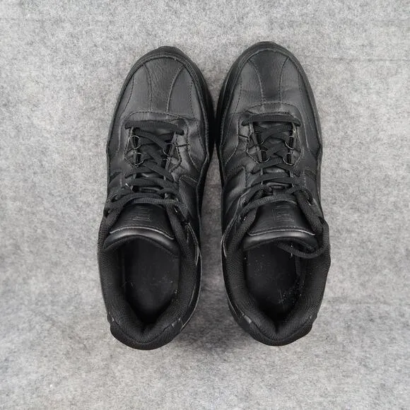 Fila Shoes Mens 8 Athletic Trainer Comfort Sneaker Black Leather Casual Active