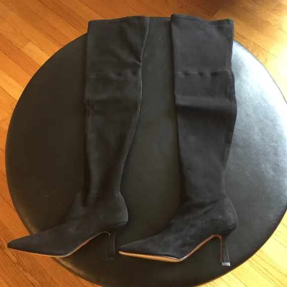 🌺Final Price w/Free Shipping🌺Lafayette 148 New York Stretch Suede Slouchy Boots