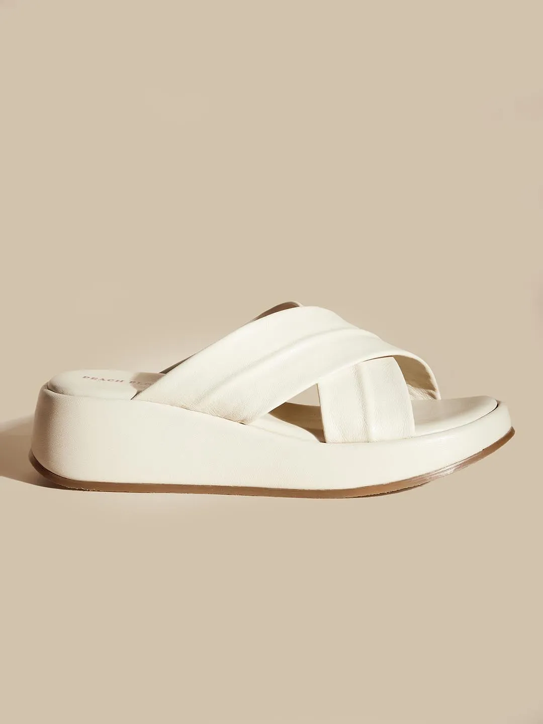 Florena Leather wedge