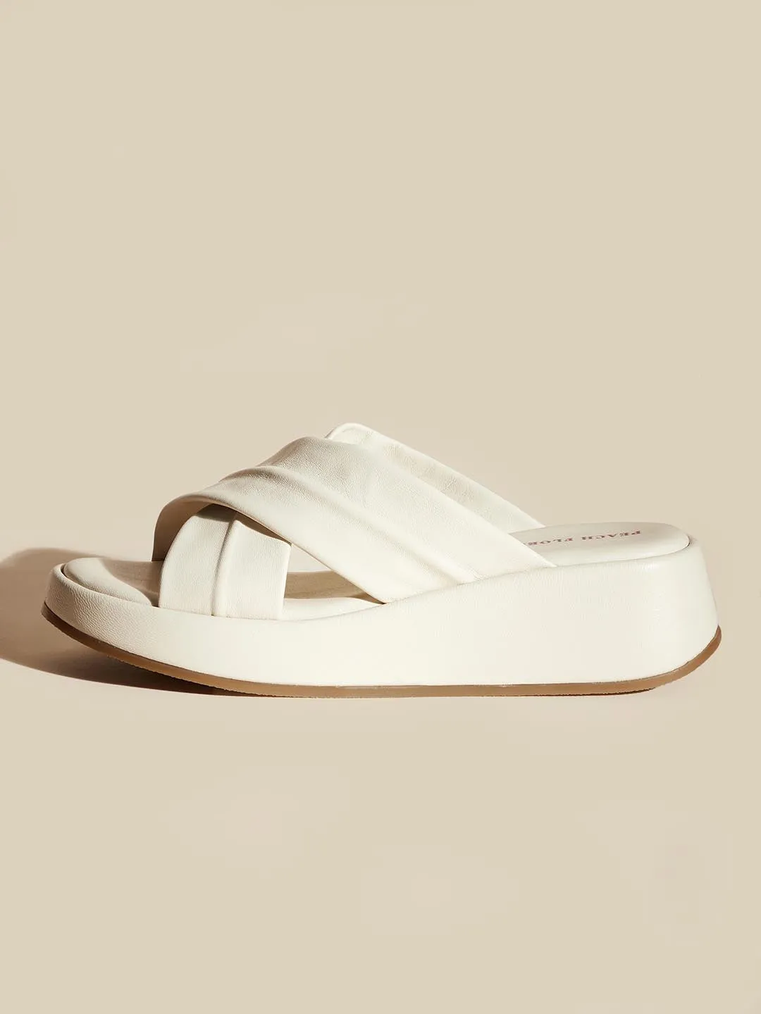 Florena Leather wedge