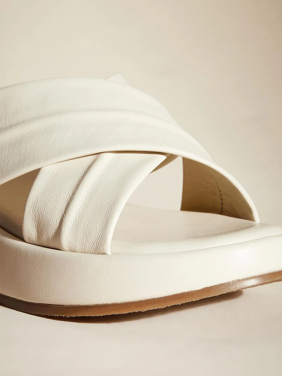 Florena Leather wedge