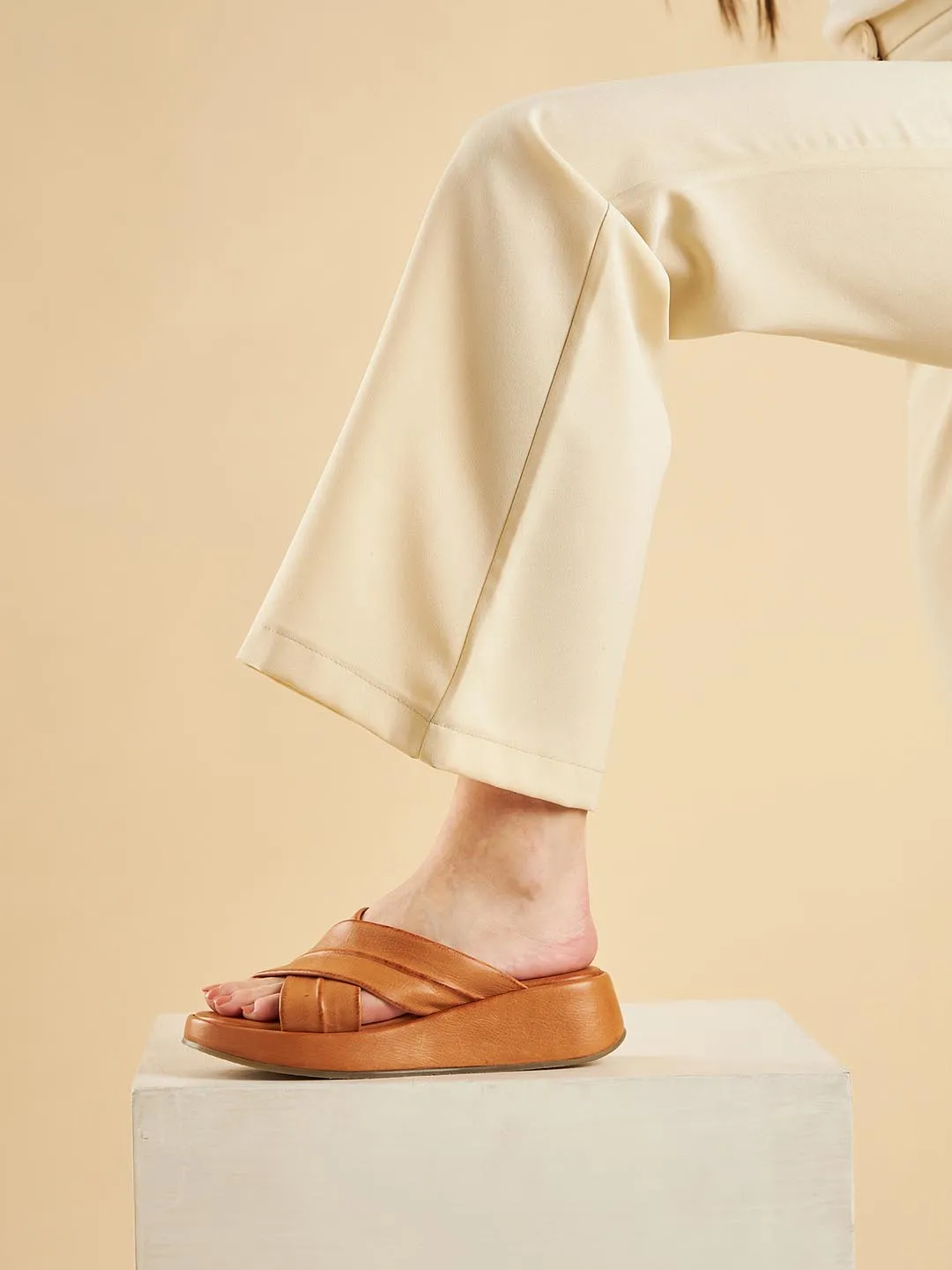 Florena Leather Wedge