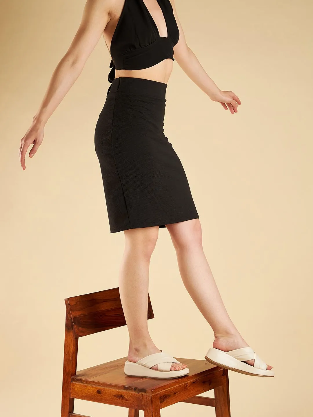 Florena Leather wedge