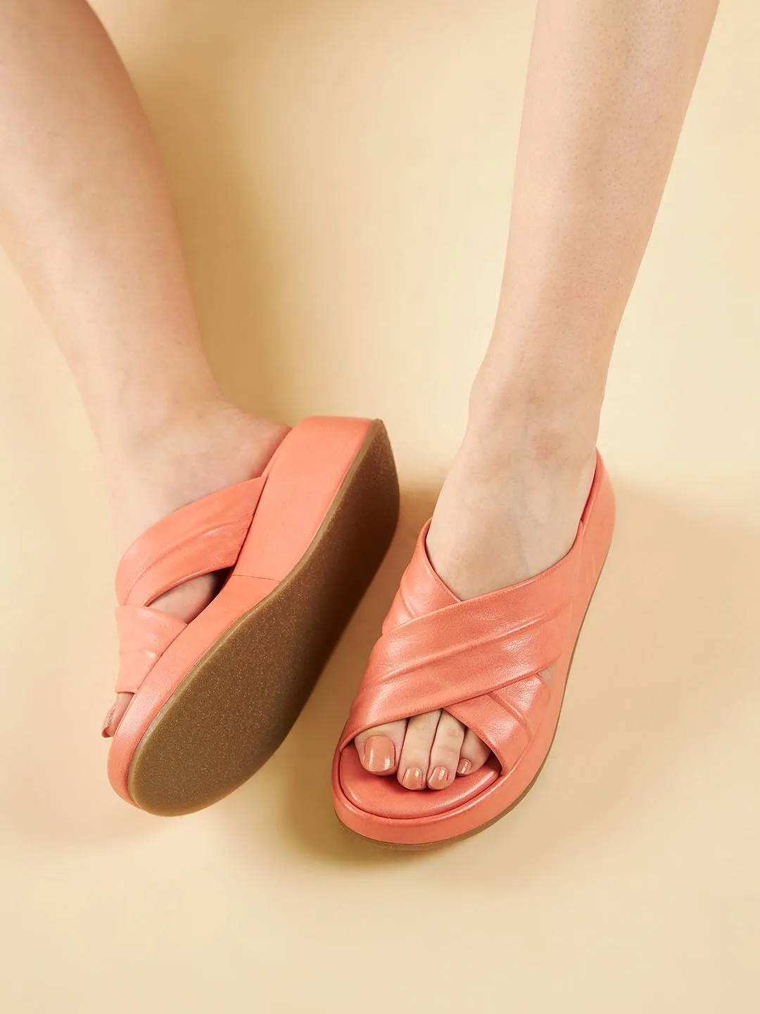 Florena Leather Wedge