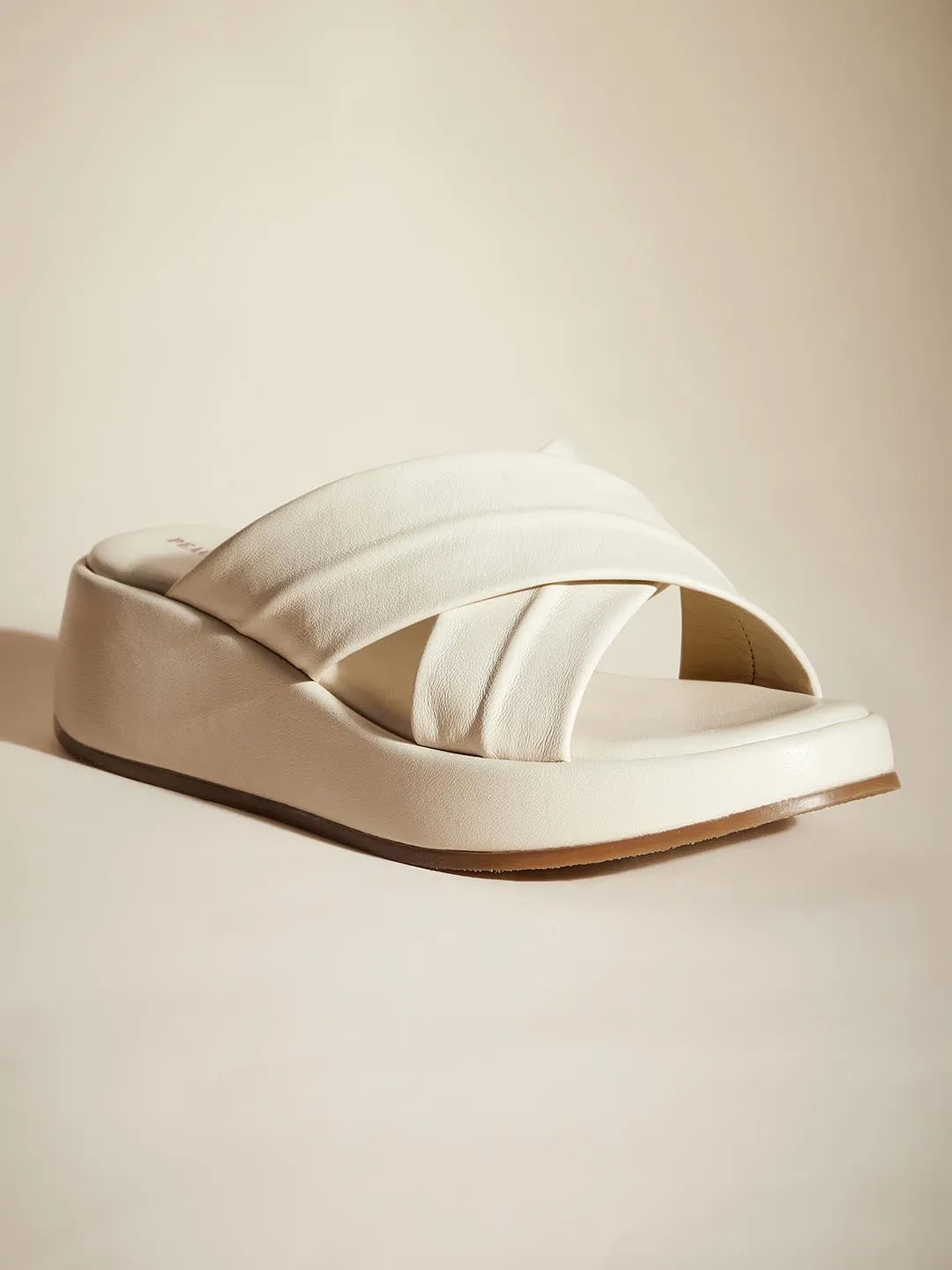 Florena Leather wedge