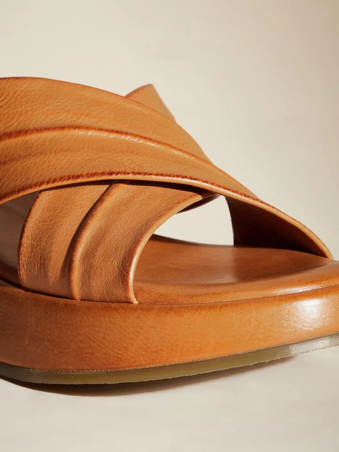 Florena Leather Wedge