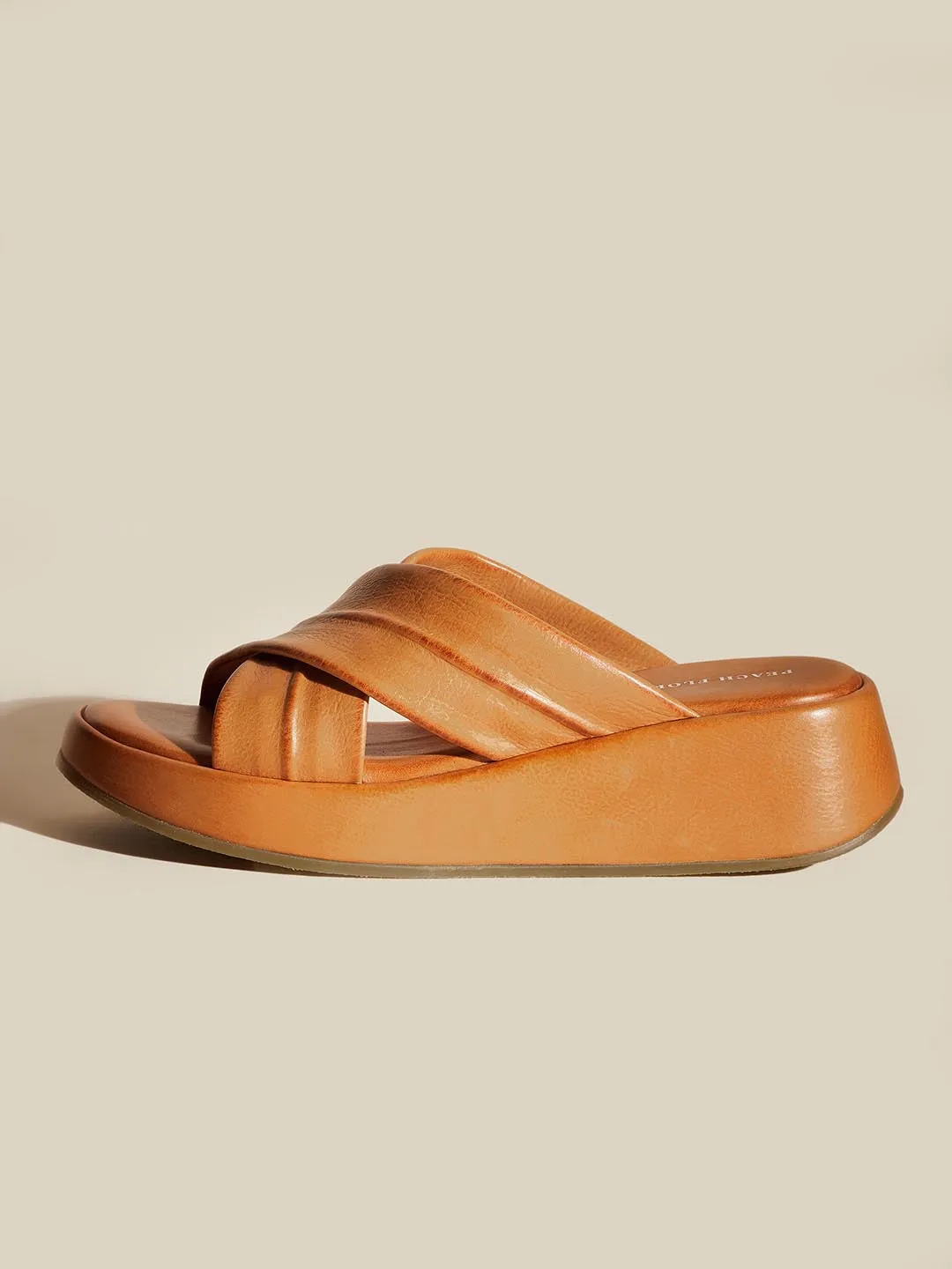 Florena Leather Wedge